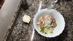 Мало кто знает этот рецепт! Вкусный рецепт салата из авокадо  за 5 минут, минимум ингредиентов.