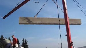 кран  установка перемычек