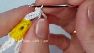 Цветок для ирландского кружева крючком. BEAUTIFUL flower for IRISH LACE crochet.