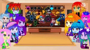 Random Mlp & Eg Gangs react to Fnf Tabi vs Whitty! (Version 2.0)