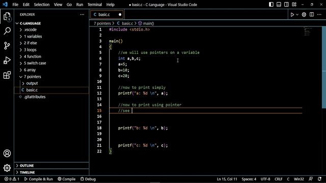 C Language | Pointers | Tutorial #7