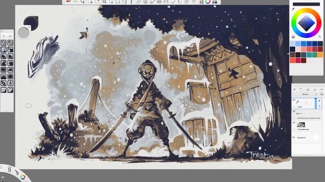 Cyborg Ninja kid in the snow - (Time Lapse + commentary) смотреть онлайн