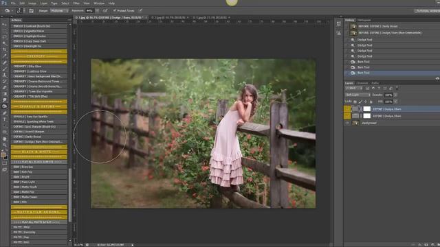 Tutorial | SPARKLE & DEFINE (Daily Fresh Blend Photoshop Actions from Bellevue Avenue) смотреть онлайн