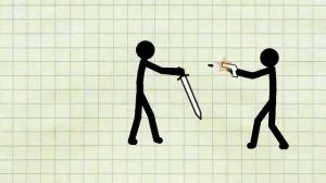 мультик про драку.