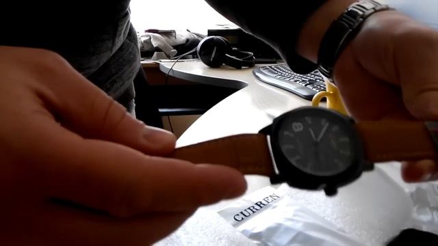 Хорошие часы на кожаном ремешке от JD почти даром) смотреть онлайн