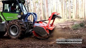 Самоходный колёсный мульчер TRE EMME MM350 удаление порубочных остатков в лесных хозяйствах (3)