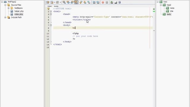 Demo: PHP editing in NetBeans - part 01 (no sound) смотреть онлайн