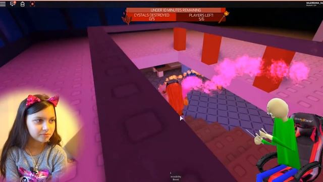 БАЛДИ поставил КРАСНОЙ ДЕВОЧКЕ ДВОЙКУ! РОБЛОКС Челлендж BALDI в Реальной Жизни Roblox Валеришка kid смотреть онлайн