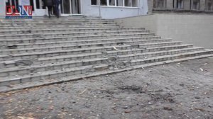 Résultats des bombardements des FAU sur le district de Kievskyi à Donetsk - 06/11/2017