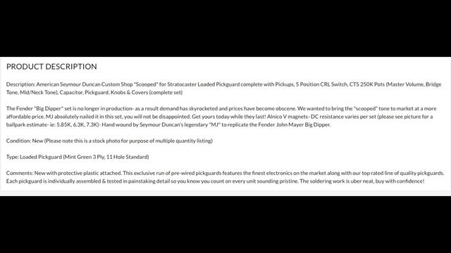 USA Strat Buildout Part 1 - Purchasing All the Parts - Building a Fender Stratocaster Guitar смотреть онлайн