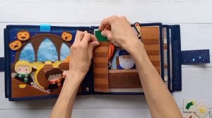 Книга Гарри Поттер из фетра