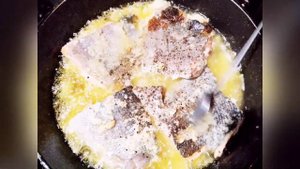 Кижуч в сливках с картофельным пюре.
