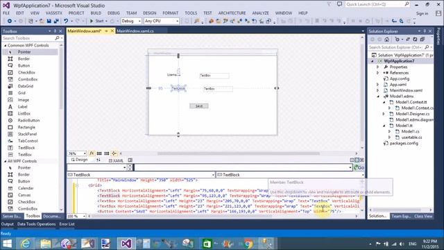 insert data into database using EDMX in WPF смотреть онлайн