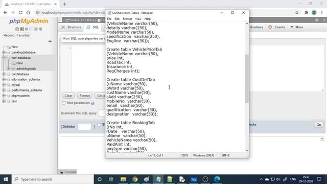 Car Showroom car booking | How to make python web project | python xampp apache mysql | #highblix