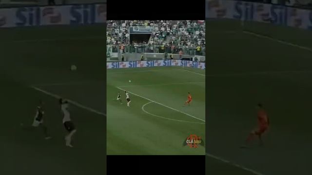 que defesa absurda que o goleiro Santos fez contra o Palmeiras.😎😱