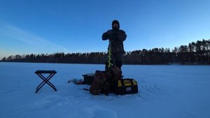 Озеро Чебаркуль в декабре 2020года. Рыбалка на жерлицы.