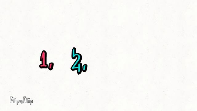 1, 2, 3, мы просто номера (анимация Flipaclip) смотреть онлайн