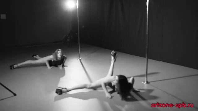 Exotic pole dance | Ксения Скворцова и Настя Мазова | ArtZone dance studio
