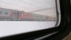 Электропоезд ЭД4М-0388 "РЭКС-экспресс". Монино - Москва "Ярославская".