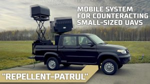 "Repellent-Patrul" mobile system for counteracting small-sized UAVs