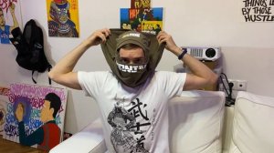 Делаю маску для граффити из футболки. Graffiti balaclava
