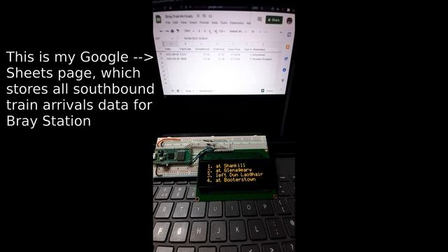 Logging real-time train arrivals on Google Sheets while sending JSON payload to Raspberry Pi PICO-W смотреть онлайн