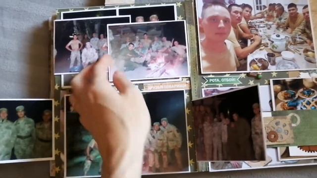 Обзор Дембельского альбома скрапбукинг смотреть онлайн