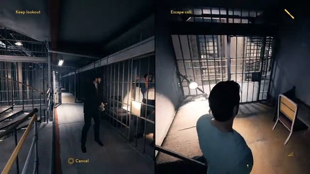 A Way Out Walkthrough Part 2 Keep Look Out смотреть онлайн