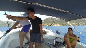 Третий день обучения на парусной яхте DIANA