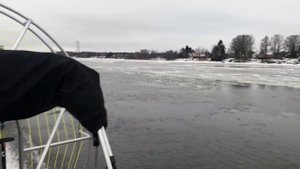 Аэролодка Бриз 480 С-L15 Ледовые тесты