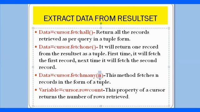 Python Connectivity with MySQL PART2 | Interface Python with MySQL |CBSE Class 12 | Computer Scienc
