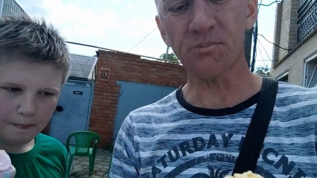 Выходной на море. Приморско-Ахтарск. Попали под ливень. смотреть онлайн