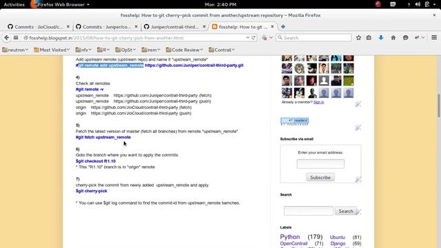 How to git cherry-pick commit from another or upstream repository смотреть онлайн