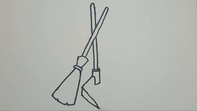 Bolalar supurgi chizishadi / Дети рисуют веник / Children draw a broom смотреть онлайн