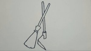 Bolalar supurgi chizishadi / Дети рисуют веник / Children draw a broom