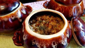 РИС С ГРИБАМИ В ГОРШОЧКАХ / ПОСТНЫЙ Рецепт
