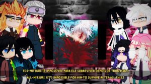 HASHIRAS REACTS TO SATORU GOJO VS TOJI FUSHIGURO | TIKTOK'S | GACHA CLUB! ????