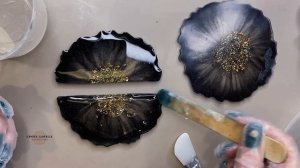 Финишное покрытие  на эпоксидной смоле. Epoxy art