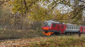 Электропоезд ЭД4М-0375, перегон Зелёный Бор - Болшево