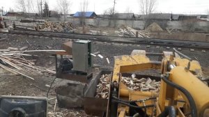 Рубилка горбыля и срезки