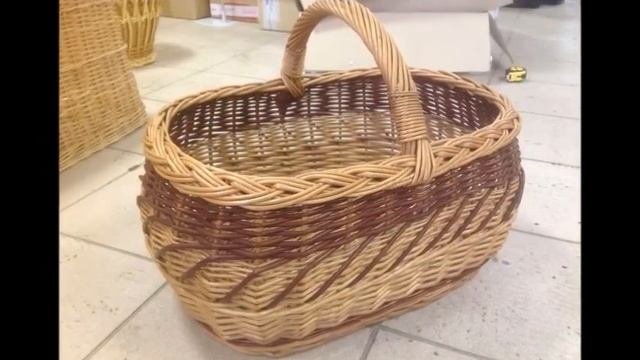 Очаровательные корзины из лозы. Корзины из лозы для модниц