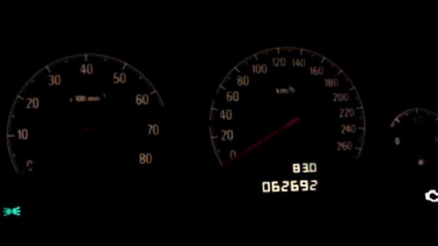 надпись на одометре "loSP" Opel Vectra C Z18XER смотреть онлайн