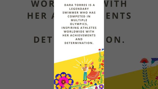 5  Dara Torres  Hispanic Heritage Month #highschool #hispanicheritagemonth