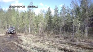 Самодельный вездеход на гусеницах. drumix