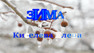 Стихотворение ЗИМА (автор Киселева Елена) 12.01.22 г.Москва