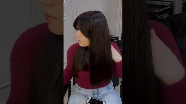 Челка Шторка ? #оренбург #стрижка #окрашивание #рек #топ #укладка #челка #шторка смотреть онлайн