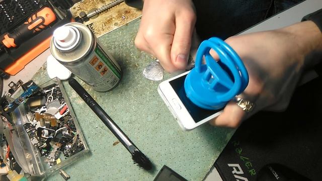 Разборка Samsung Galaxy A3 A300f как снять дисплей смотреть онлайн