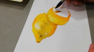 Лимоны | Акварель | Мастер-класс Пугачевой Людмилы Николаевны | ДХШ №1 им.А.И.Пахомова