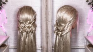 САМАЯ КРАСИВАЯ ПРИЧЕСКА НА РАСПУЩЕННЫЕ ВОЛОСЫ/ PERFECT HALF UP HALF DOWN HAIRSTYLE FOR LONG HAIR