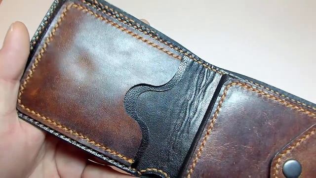 Портмоне из кожи . Ключница. Обложка паспорт.Именной набор. смотреть онлайн